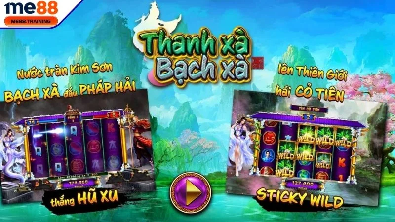 Những nét đặc sắc của slot game thanh xà bạch xà